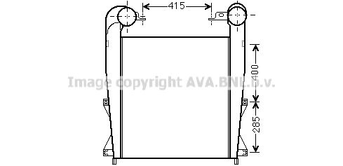 AVA QUALITY COOLING Интеркулер RE4099